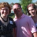 Chelsea Durham, from left, Thomas Van Bebber and Emily Hollingsworth enjoy the Sept. 11 polo match.