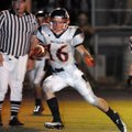 Heritage’s Zac Stewart runs for a touchdown Sept. 10 in Siloam Springs.