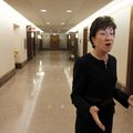 Sen. Susan Collins, R-Maine, talks about the military "Don't Ask Don't Tell" policy, on Capitol Hill...