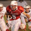 Fayetteville Ramay running back Aaron Kildow carries the ball against Springdale George on Sept. 9.