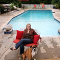 Anne Mourney, corporate counsel for Lindsey Management, explains why her backyard pool is her favori...