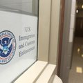 A sign marks the office of the only Benton County deputy in the U.S. Immigration and Customs Enforce...