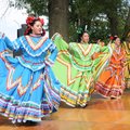 Dancers from the Ballet Folklorico El Mexicano perform a series of traditional dances from Mexico du...
