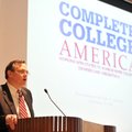 Jim Purcell, Arkansas’ higher education director, speaks during the Higher Education Subcommittee of...