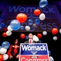 Congressman-elect Steve Womack and wife Terri watch balloons drop during his watch party Tuesday at ...