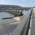 The Big Dam Bridge, built atop Murray Lock and Dam on the Arkansas River in Little Rock, is the worl...