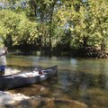 Indian Creek in southwest Missouri is a haven for autumn smallmouth bass fishing. Ron Duncan of Spri...