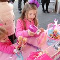  Lyla Parker, 3, left, and her sister, Ava Parker, 5, play with the perennial favorite Barbie dolls ...