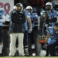  Springdale Har-Ber coach Chris Wood watches with his team Friday as Bentonville runs out the clock ...