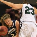 Junior forward Endsley Evans (left) returns after averaging 12.2 points
and 7.0 rebounds for a Gree...