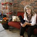 Soar With Eagles president Carrie Perrien Smith works and plays on her front porch.