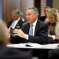 Dr. Daniel Rahn, University of Arkansas for Medical Sciences chancellor, speaks Friday to the Univer...