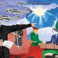 MURAL OF THE STORY - Choua Xiong talks Saturday about his mural he called a Hmong “Hmoob Paj Ntaub,”...