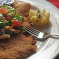 Savor’s Orecchia di Elefante, or “Elephant Ears,” is a flattened, breaded pork chop fried in clarifi...