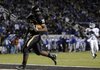  Bentonville running back Tearris Wallace races into the end zone for a touchdown during the first quarter Friday during the Tigers’ second-round game in the Class 7A State Playoffs against Bryant in Tiger Stadium in Bentonville.
