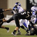  Bentonville defensive back Dallas Coleman collides with Bryant running back Jalen Bell on Friday du...
