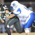  West Fork senior receiver Logan Lichty makes a catch as Jessieville senior defensive end Jimmy Scot...