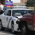 Officials with the Arkansas State Police investigate an accident Wednesday at the corner of Bellview...