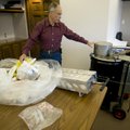 Will Hanna, Benton County fire marshal, shows a bag of drugs he collected and the new $4,200 inciner...