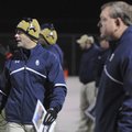 Shiloh Christian’ head coach Josh Floyd watches his team play Nashville in the first half of the gam...