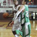 Springdale High’s Mytaah Crawford goes up for the shot as Van Buren’s Hooper Vint defends Thursday o...