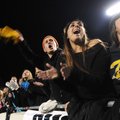 TIGER PRIDE Bentonville fans welcome the Tigers on Friday before the Class 7A State Championship gam...