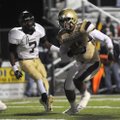 Shiloh Christian senior quarterback Kiehl Frazier runs for a touchdown against Pulaski Robinson duri...