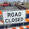  Workers with Arkansas and Missouri Railroad create a new set of rails that will replace a set being...