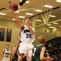 ARVEST HOOPFEST - Rogers High junior guard Cameron Carroll shoots over Mount Vernon sophomore guard ...
