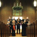 Anacrusis vocalists rehearse at St. Paul’s Episcopal Church in Fayetteville. The group debuts Saturd...