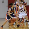 Rogers Heritage guard Brittany Ward turns to shoot against Pea Ridge on Friday.