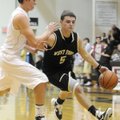 West Fork’s Cody Cone tries to drive around a Bentonville defender during Friday’s game at Bentonvil...