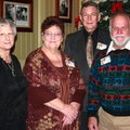 Eureka Springs Historical Museum Facilities Director Ginny Miller, from left, visits with board memb...