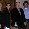 Liz Smith, from left, joins Richard Dean Prudenti, Ed McClure and Mauricio Herrera at the Rogers Lit...