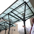 George McFerron, director of facility services for Mercy Medical Center, talks Wednesday about the d...