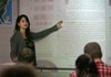 Audrey Duncan teaches biology to sophomores and juniors at Decatur High School. The Decatur School District had nearly an 88 percent remediation rate among seniors last year, a statistic that state education administrators are struggling to improve.