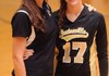 Bentonville volleyball coach Michelle Coens, left, and setter/hitter Rebecca Brown have been named the NWA Media All-Big Six Volleyball Coach and Player of the Year, respectively.