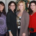 Haley Graves, from left, Angie Graves, Cindy Bryant and Mitzi Traxson gather at the seventh annual S...