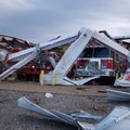 The building housing the volunteer fire department in Cincinnati, Ark. was destroyed during Friday's...