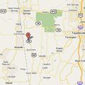 Map of Cincinnati, Ark.