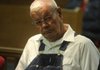 Bob Devor watches jurors Friday while waiting for their verdict. Devor was convicted of hindering the investigation into the 2007 murder of his wife, Pauline.