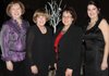 Arkansas Crisis Center Executive Director Shelby Rowe, from right, stands with the center’s previous directors Ruthanne Hill, Gloria Dible and Vergean Ward at “It’s a Wonderful Life.”