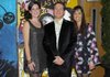 Jennifer Koon, from left, joins fellow Art Experience 2011 co-chairmen Dan Feder and Keisha Scott at the event on March 5.