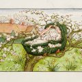 Illustration by Kate Greenaway from the book “The April Baby’s Book of Tunes” (1900)