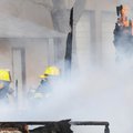 HOUSE FIRE Firefighters from Wheeler, Farmington, Wedington, Prairie Grove and Tontitown battle a bl...