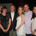 Bryan and Monica Bacon, from left, Carol and Ron Brophy, Nicole and Scott Tassani and Meredith and M...