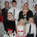 Ben and Danah Redmond, and their children, Courtney, from left, Schyllor, Christopher, Aubryn and Ro...