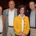 Ozark Natural Science Center board members David Swearingen, from left, Tony Bornhoft, Lisa Watkins ...