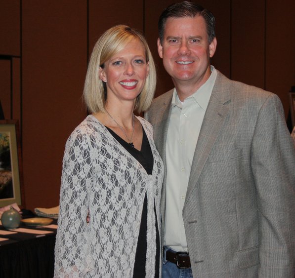 
                               
                                  Photo by Carin Schoppmeyer&mdash;
                               
                           
                           Celia and John Millis help support the Ozark Natural Science Center on April 16.
