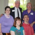 Elizabeth Richardson Center supporters Dolores and Truman Stamps, counterclockwise from top right, T...